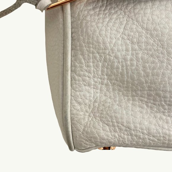 Rebecca Minkoff Mini Mac White Leather Crossbody - Picture 7 of 9